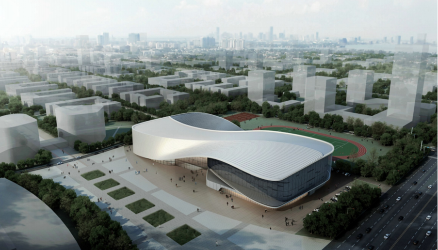 献给伟大的中建人——记于中建五局北京公司邯郸市综合体育馆