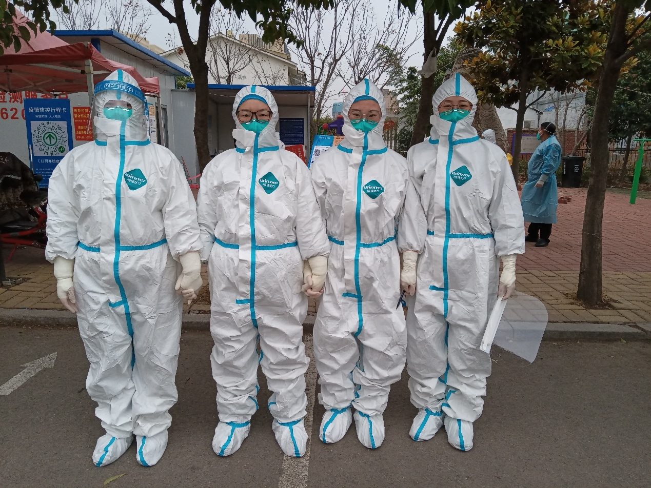 山东省兰陵县卫健局：疾控中心.“疫情一线党旗红”