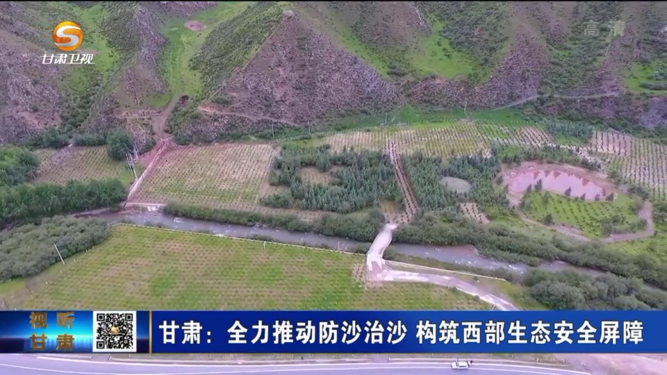 甘肃：全力推动防沙治沙 构筑西部生态安全屏障