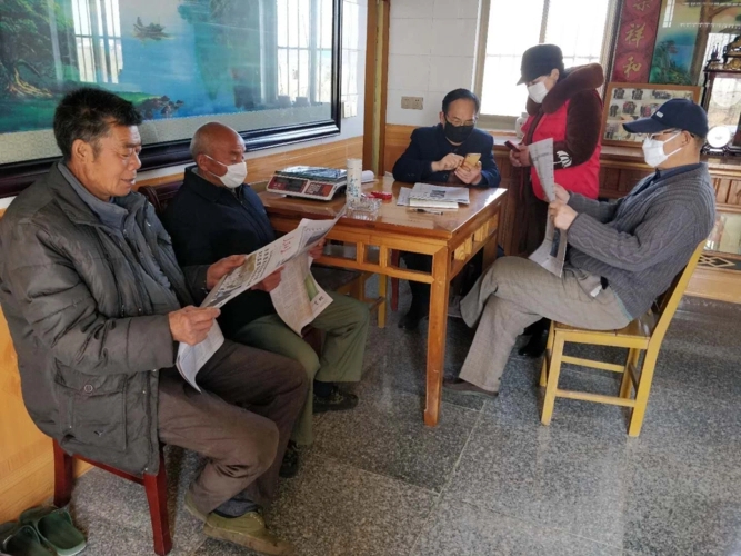 江苏射阳盘湾镇中华村：党员冬训“送学上门”