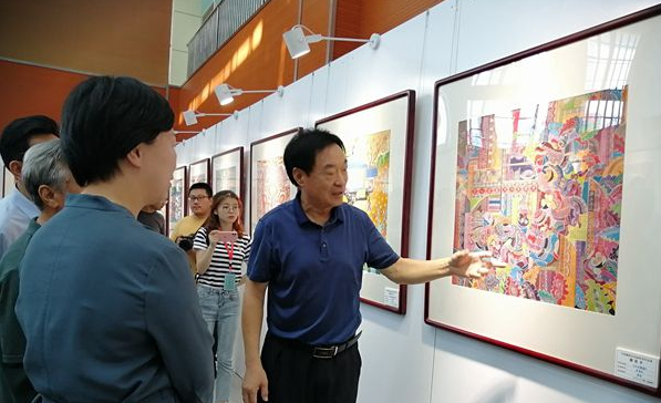 盐城射阳盘湾镇纪委：举办廉政农民画巡回展