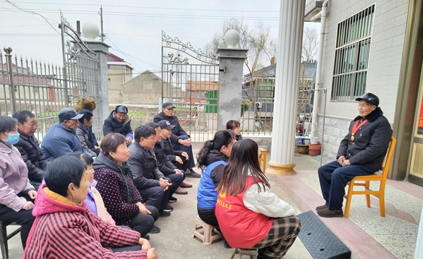 江苏盐城亭湖区便仓镇：把冬训课堂搬进老党员家中