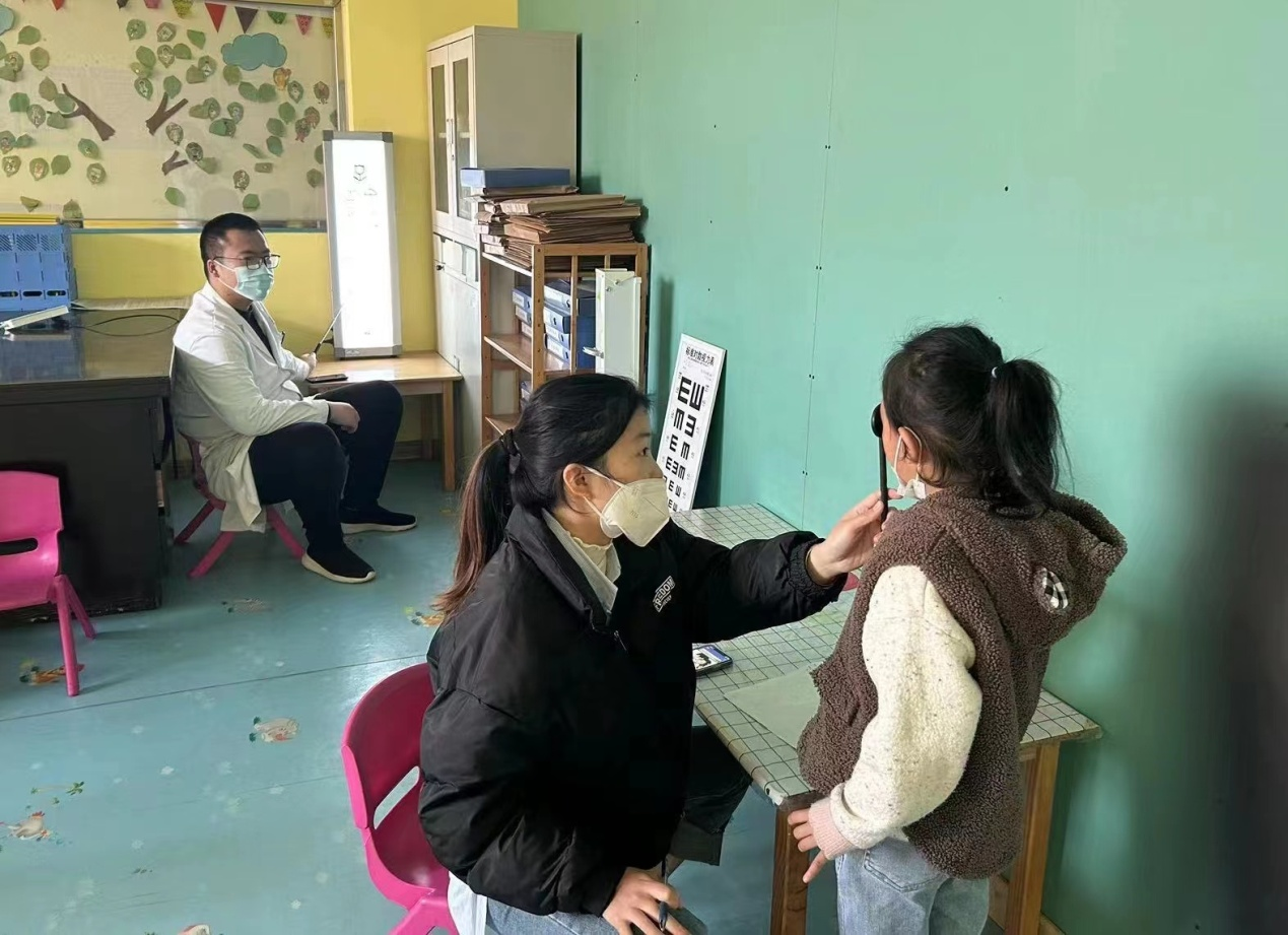 青岛西海岸新区第五人民医院开展幼儿园健康查体