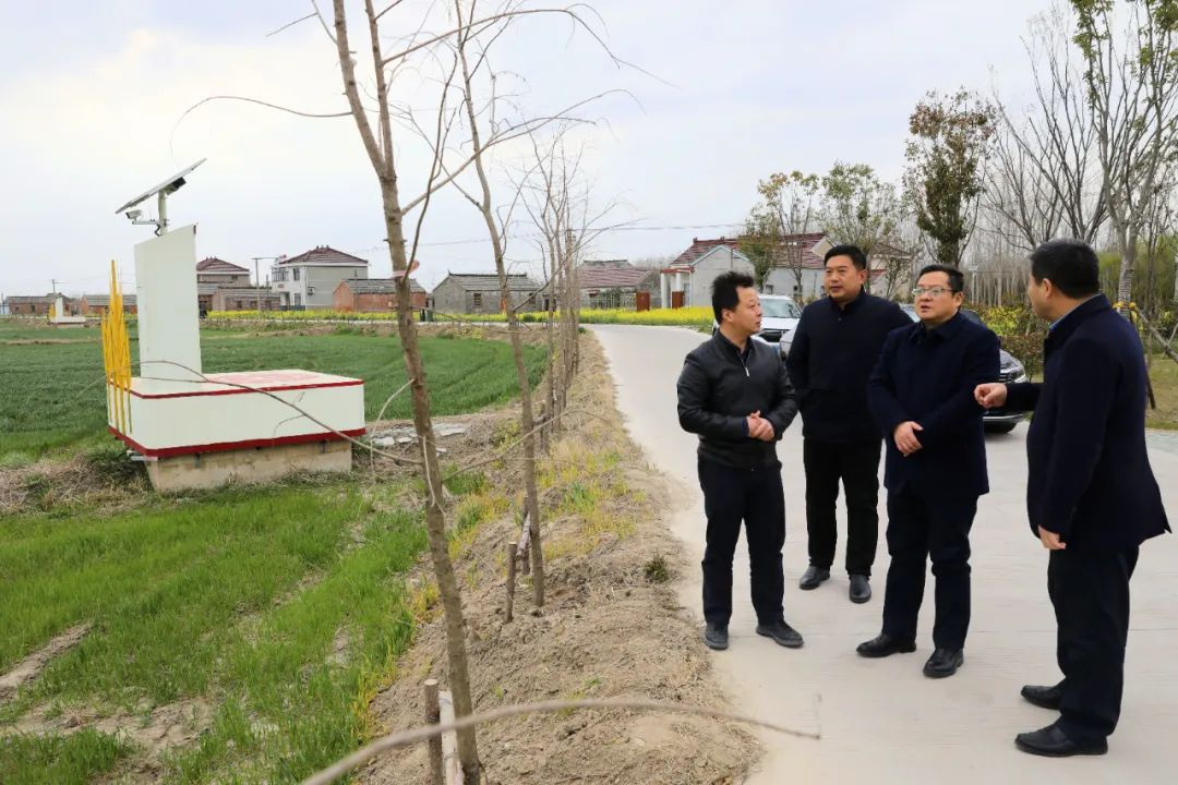 江苏银宝集团党委副书记、总经理樊荣调研督导高标准农田建设工作