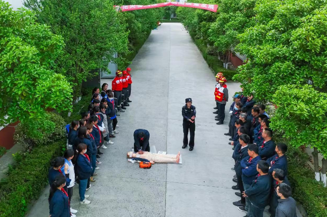 江苏盐城东台：“防灾减灾宣传进企业”守护群众生命安全