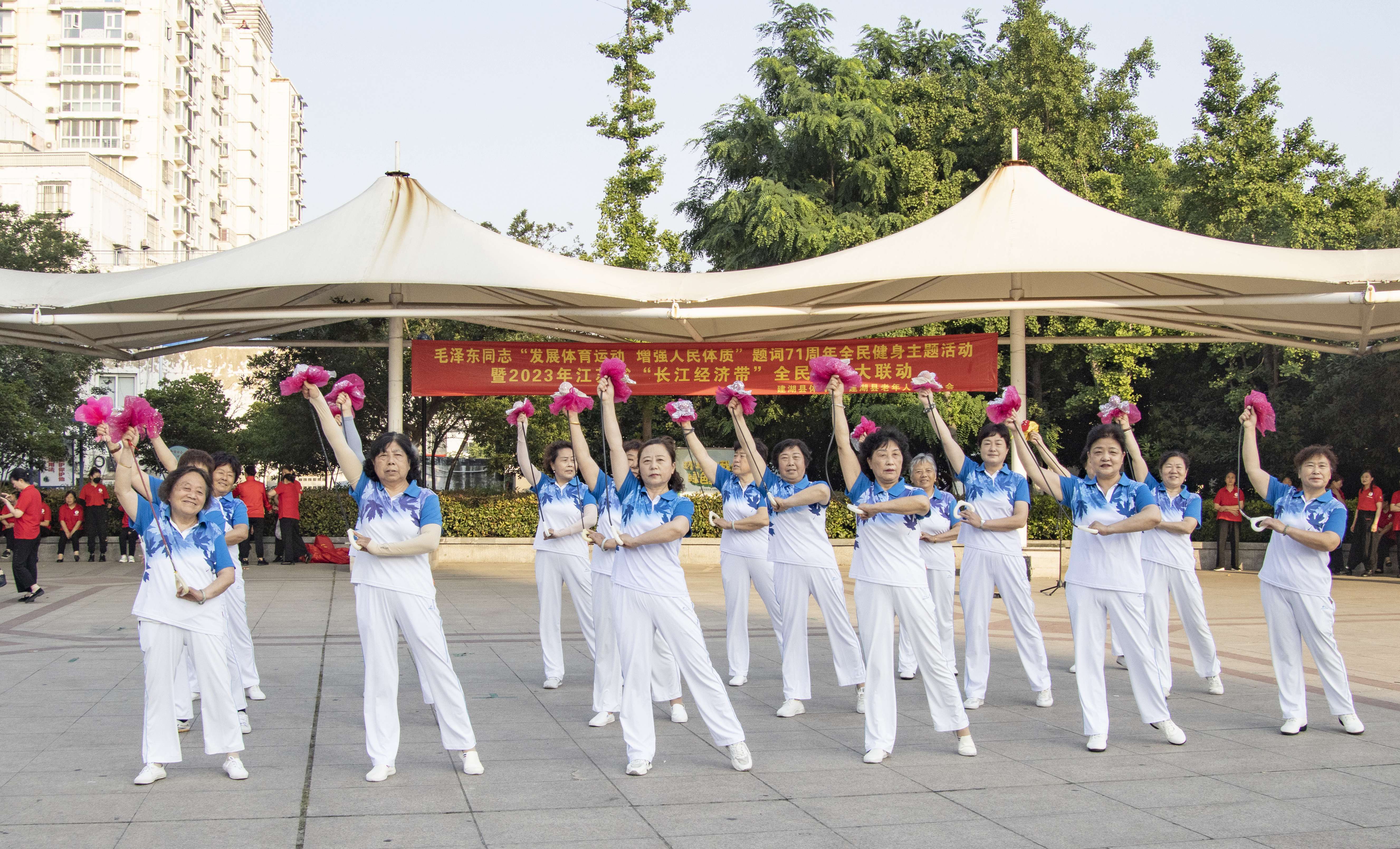 江苏盐城建湖：与文化相伴 与健身同行