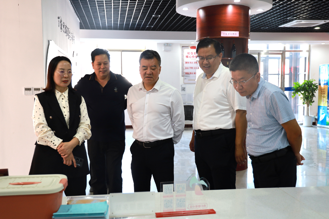 青岛市黄岛区人大常委会一行到大村镇调研工作