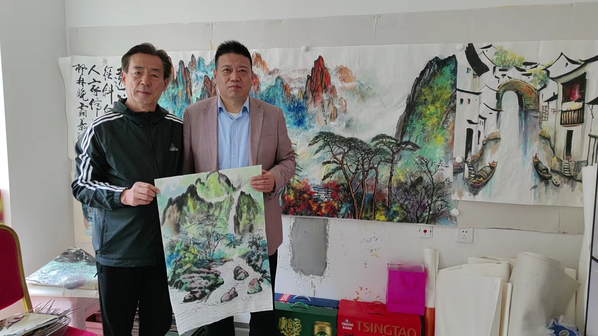 栾建胜教授新品发布，以泼墨山水展现东方美学