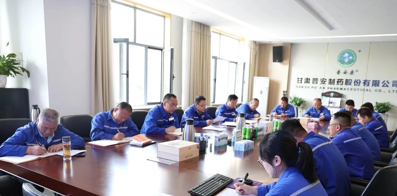 甘肃药业集团普安制药党委组织召开创建生产型党支部专题会议